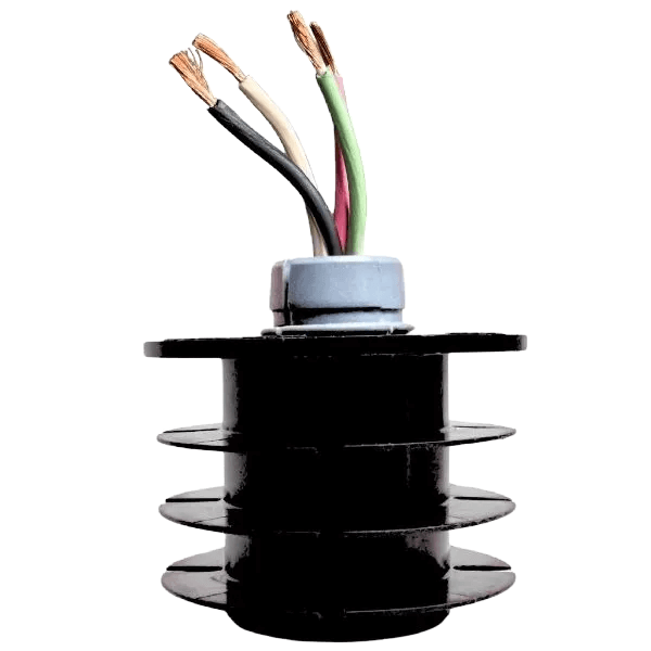 Luminaire Wire Grip and Rodent Barrier